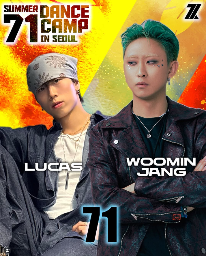 WOOMIN and LUCAS official dancers of 71 Agency